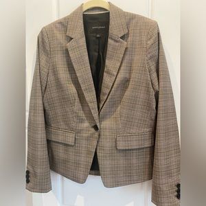Plaid blazer from Banana Republic